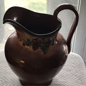 Brown Pottery Water Jug by Lava